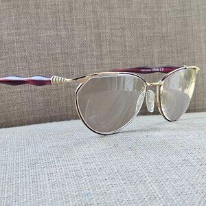 Silhouette Women Glasses/Eyeglasses Frame Reg/Gold Tone M6270 Made in Austria